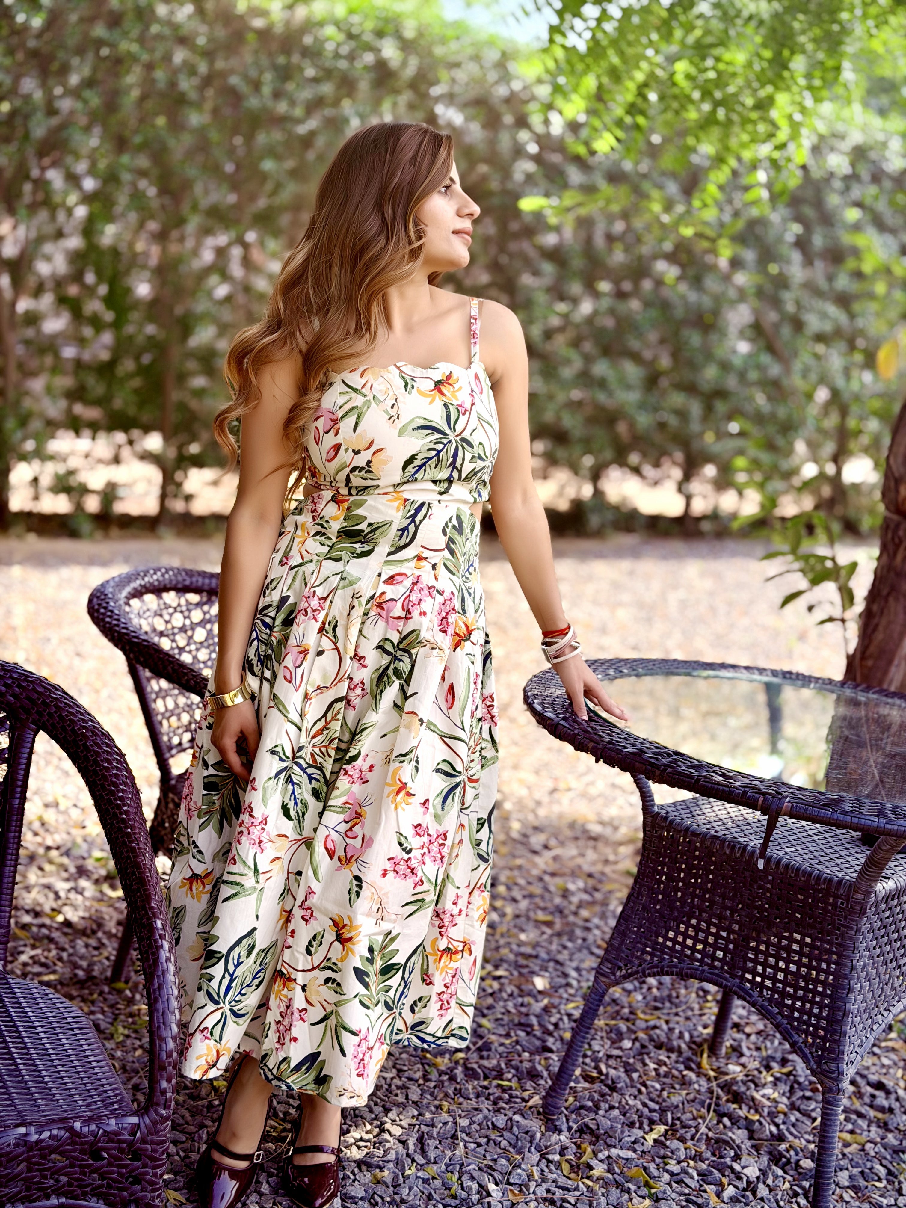 Elara Tie-Back Dress